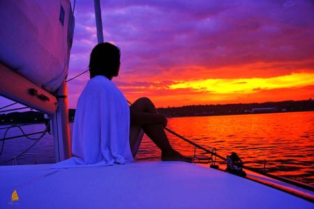 墾丁海上夕陽浪漫派對-帆船之旅